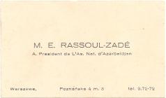 Resulzadenin vizit karti