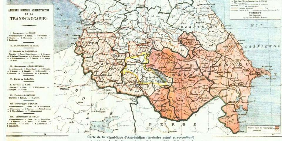 azerbajdzjan map