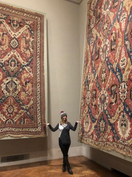 Filadelfiya muzeyinde Qarabag ve Samaxi xalilari